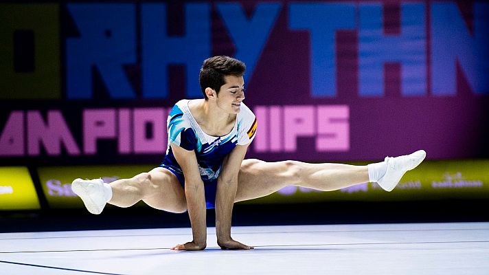 Telediario 1 - Miquel Mañé, campeón del mundo de gimnasia aeróbica