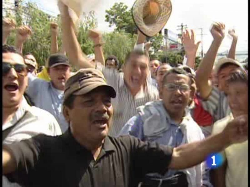 Tensión en Tegucigalpa 