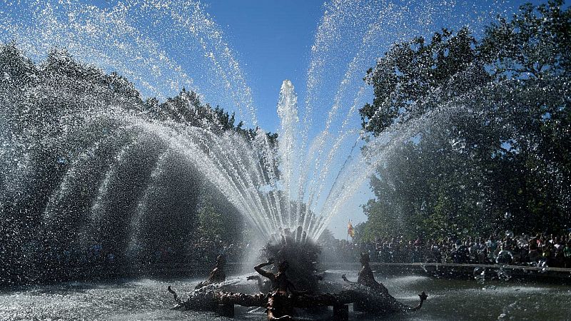 Reabren las fuentes de la Granja de San Ildefonso tras 22 meses cerradas | Ver