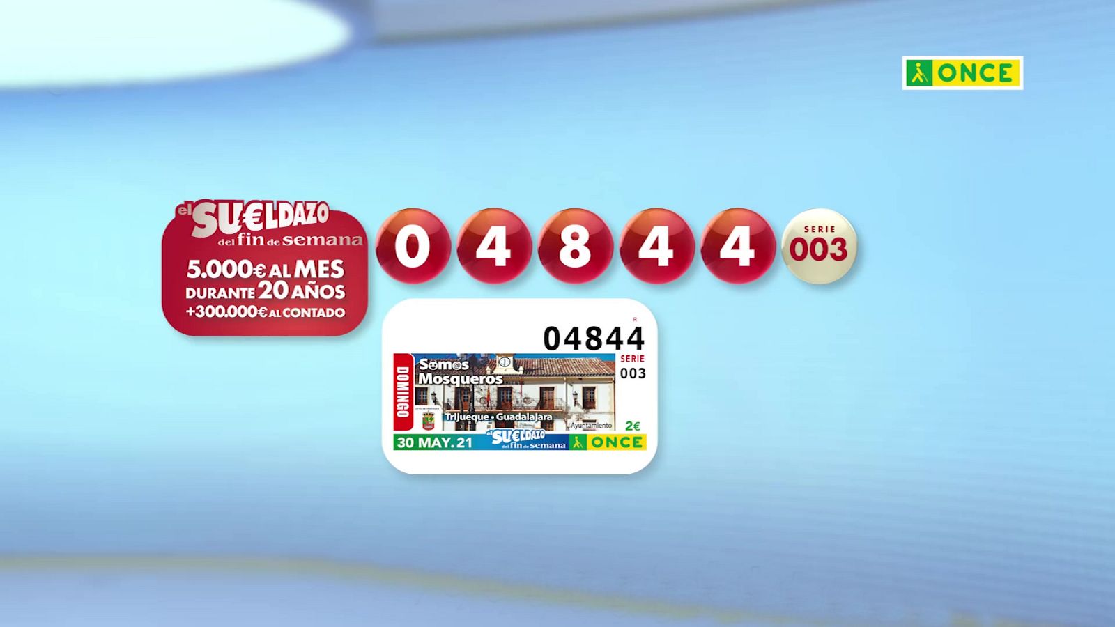 Sorteo ONCE - 30/05/21 - ver ahora