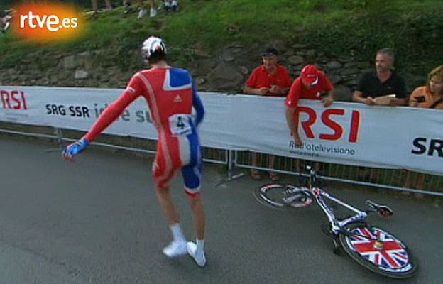 Mundiales de Ciclismo - Wiggins pincha y se cabrea
