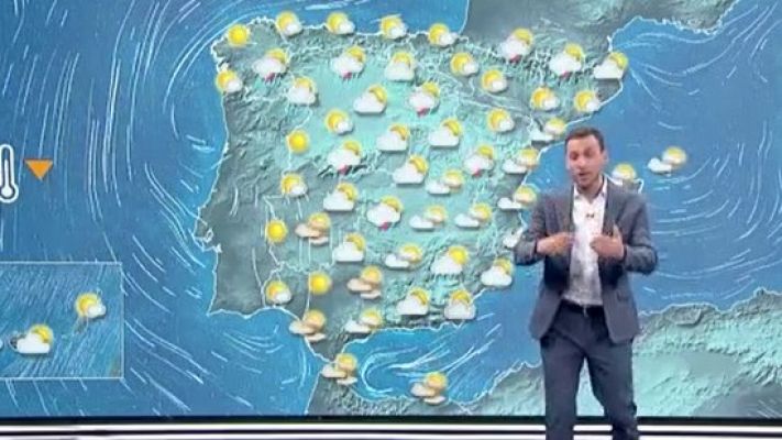 La semana comienza con una bajada de temperaturas en el interior de la mitad sur