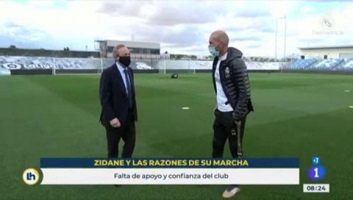 Zidane deja el Madrid porque "el club no me da la confianza que necesito"