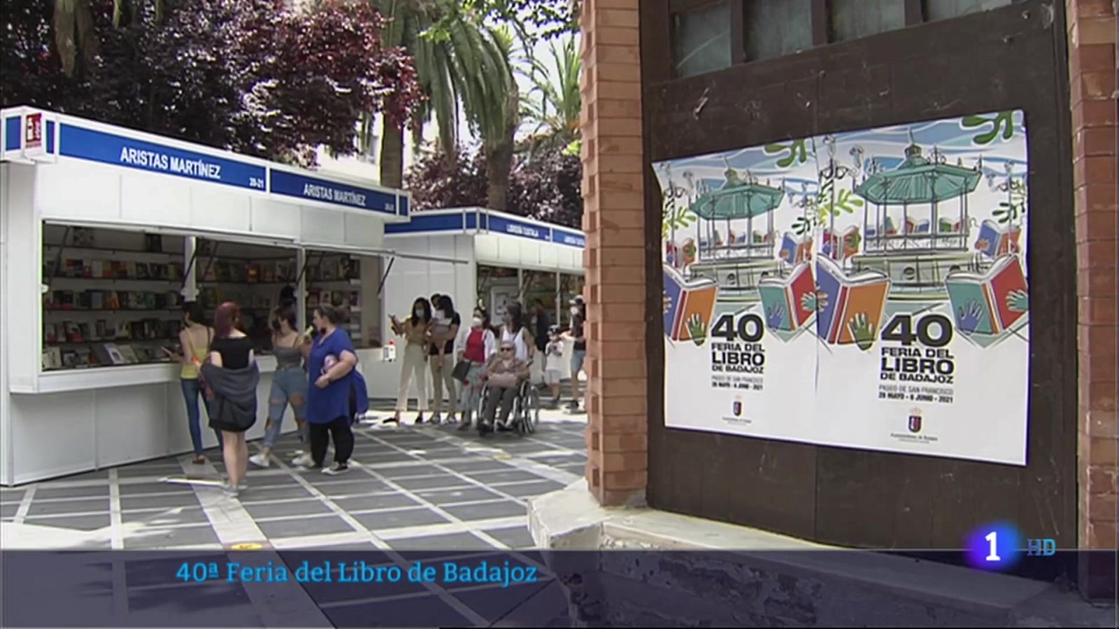 Badajoz celebra su 40ª Feria del Libro de Badajoz - 31/05/2021