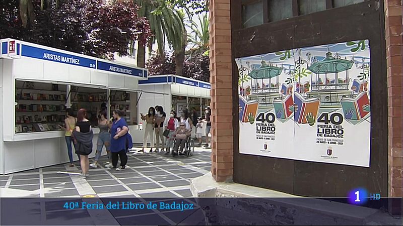 Badajoz celebra su 40ª Feria del Libro de Badajoz - 31/05/2021