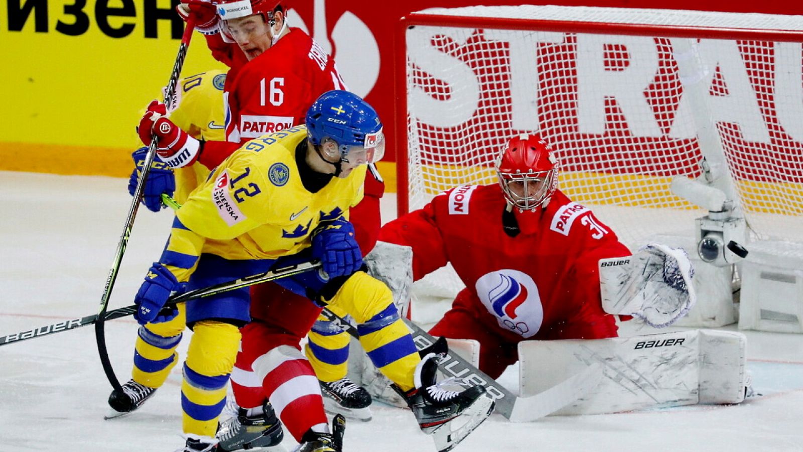 Hockey sobre hielo - Campeonato del Mundo: Rusia - Suecia