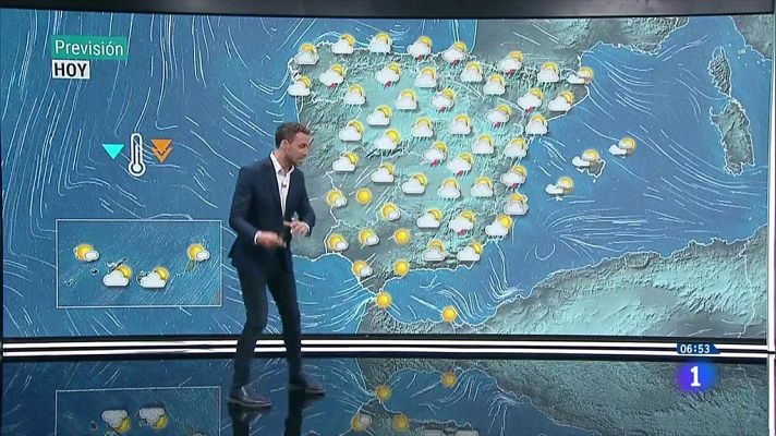 El tiempo - Chubascos fuertes en cuadrante noreste y zonas tercios norte y este