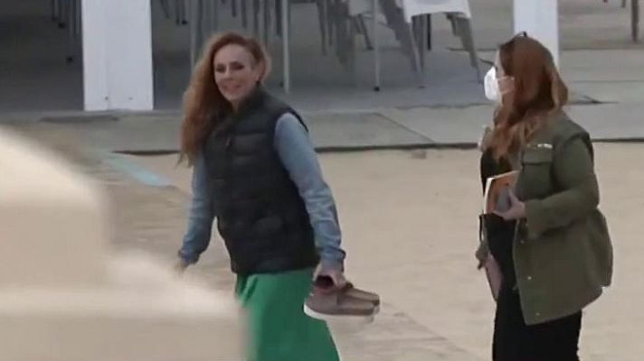 La hora de La 1 - Las imágenes exclusivas de Rocío Carrasco en Chipiona