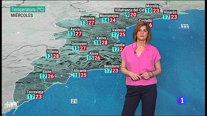 L'informatiu - Comunitat Valenciana - El tiempo en la Comunitat Valenciana - 01/06/21
