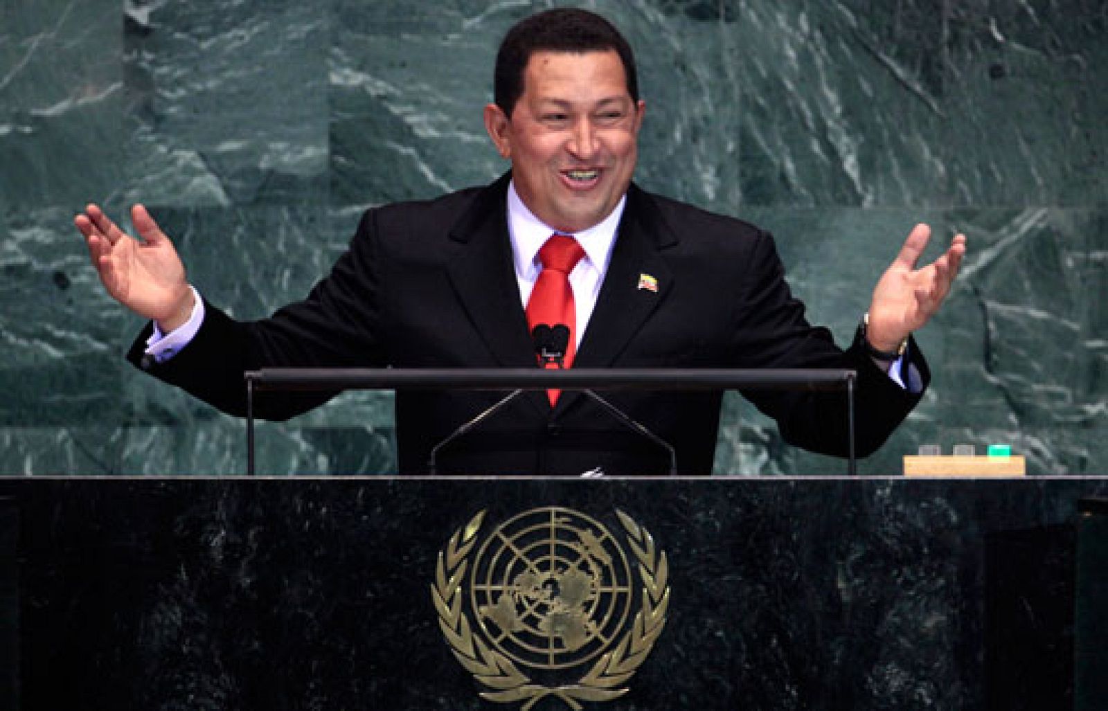 Así ha resumido Hugo Chávez el cambio que ha apreciado en la ONU en clara referencia al cambio de inquilino en la Casa Blanca.
