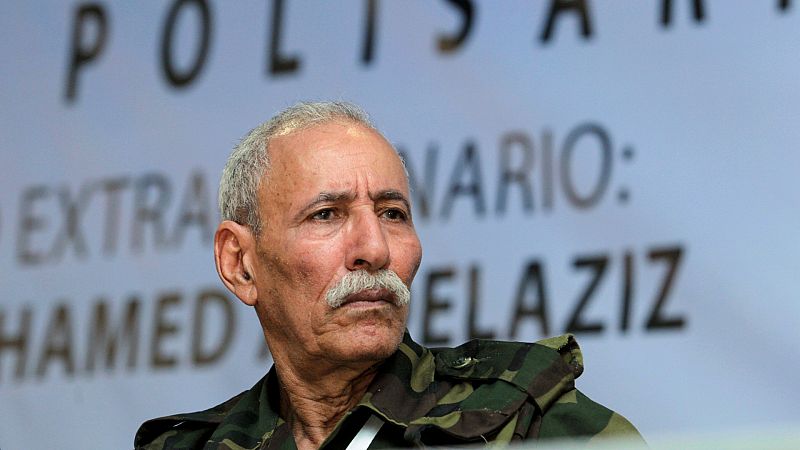 Brahim Gali, líder del Frente Polisario, sale de España en un avión hacia Argelia