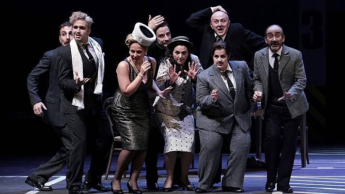 Telediario 1 - El Teatro Real estrena la ópera bufa 'Viva la mamma', de Donizetti