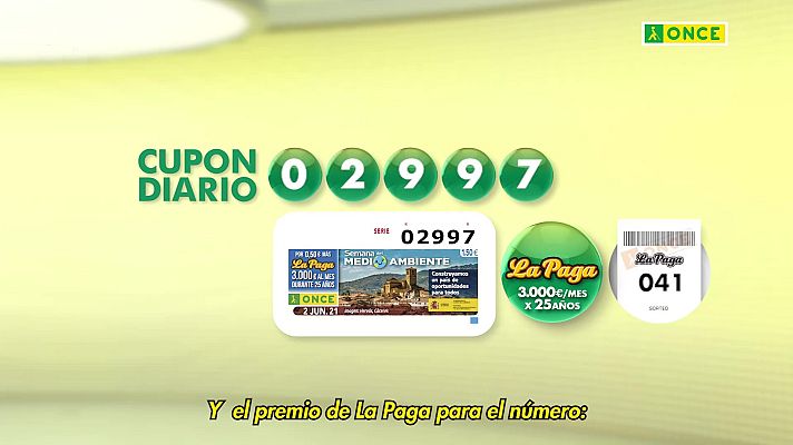 Sorteos ONCE - Sorteo ONCE - 02/06/21