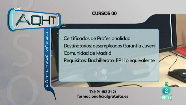 Aquí hay trabajo - Formación gratis para jóvenes en Madrid