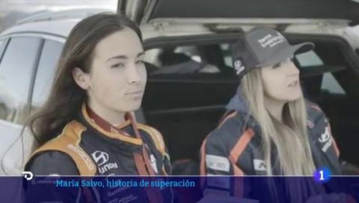 Telediario 1 - La carrera más importante de María Salvo en homenaje a su hermana Laura