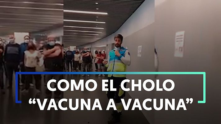 Modo Digital - "Como el Cholo, vacuna a vacuna": la explicación viral de un enfermero del 112 en el Wanda Metropolitano