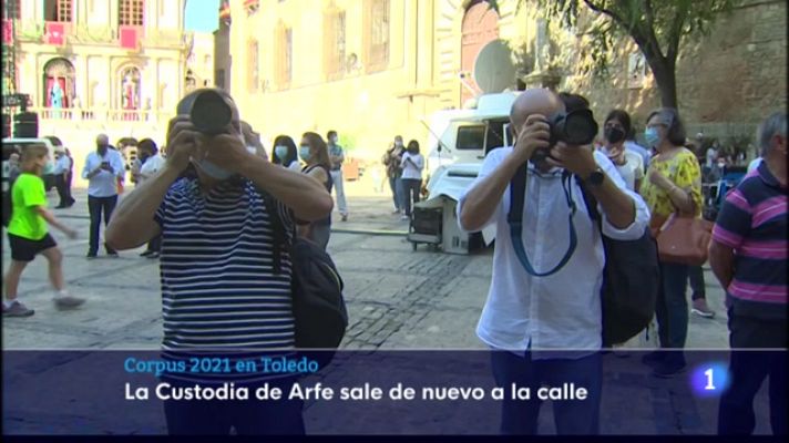 Ambiente en las calles de Toledo por el Corpus