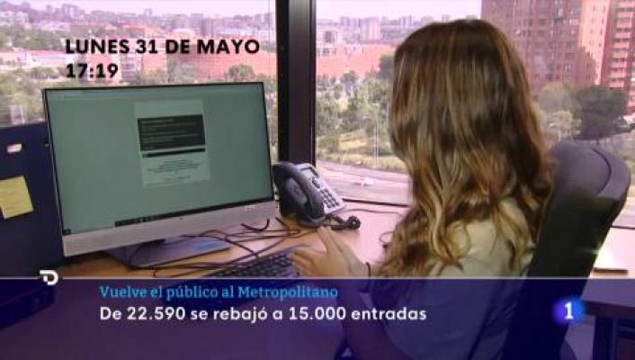 15.000 aficionados en el amistoso España - Portugal