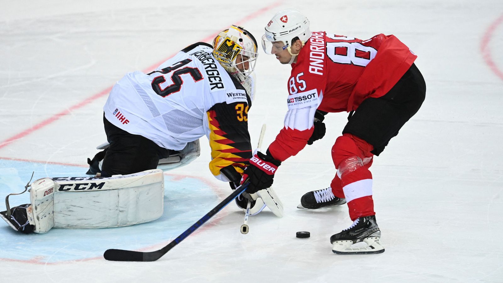 Hockey hielo - Campeonato del mundo masculino 1/4 Final: Suiza - Alemania