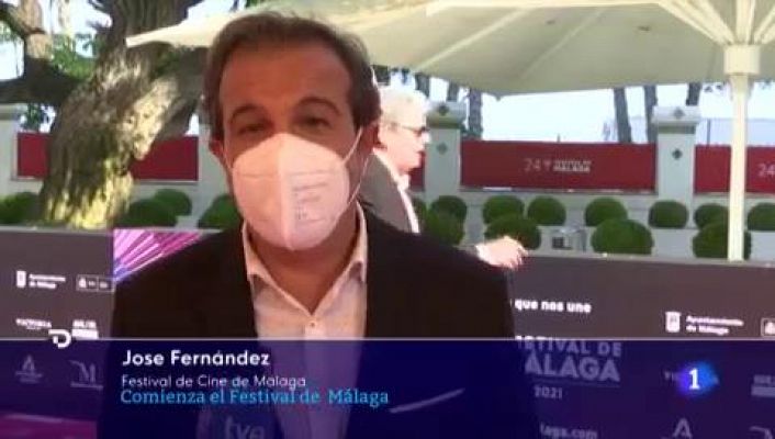 Telediario 1 - Las mujeres protagonizan el arranque del Festival de Cine en Español de Málaga
