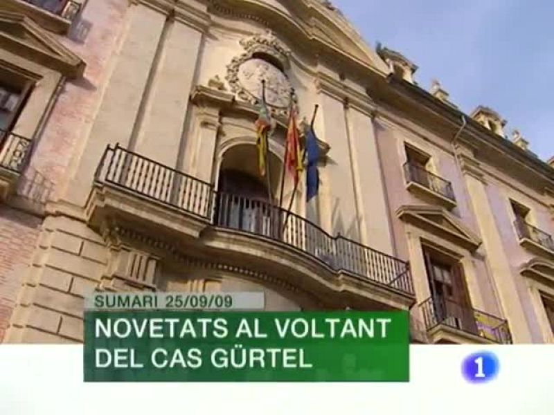  L'Informatiu. Informativo Territorial de la C.Valenciana (25/09/09)
