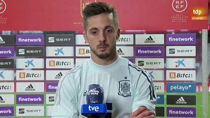 Pablo Sarabia: "Me he sentido con muchas ganas; he disfrutado mucho"