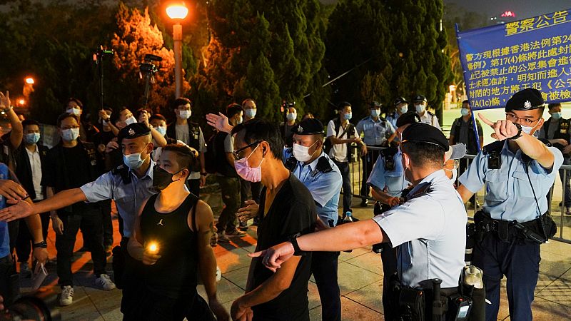 Pekín impide a los ciudadanos de Hong Kong conmemorar el aniversario de la Matanza de Tiananmen 