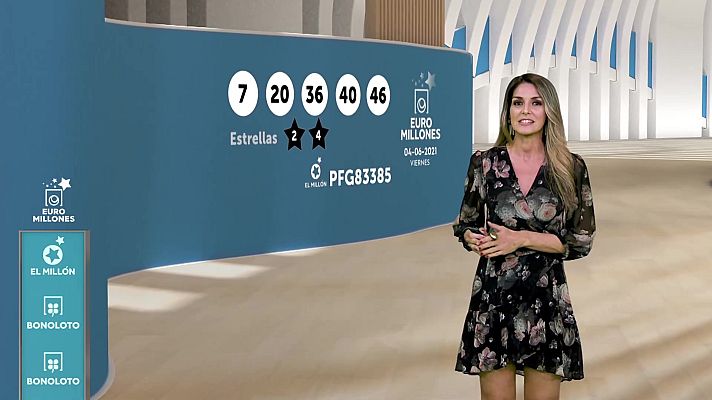 Loterías - Sorteo de la Bonoloto y Euromillones del 04/06/2021