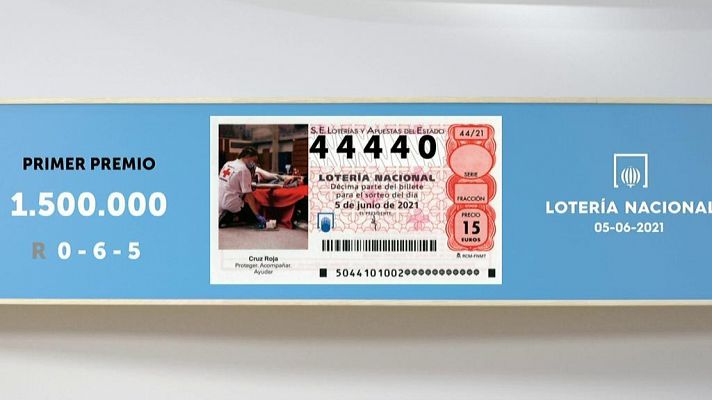 SELAE - Sorteo de la Lotería Nacional del 05/06/2021