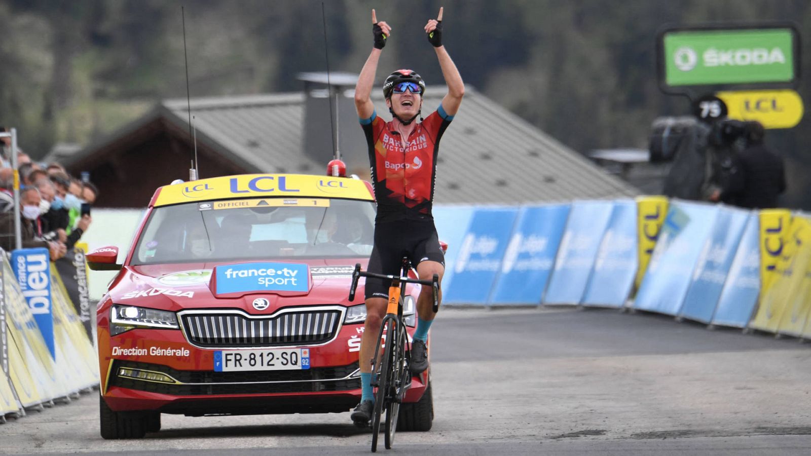 Padun consigue la victoria en La Plagne y Porte se pone líder del Dauphiné