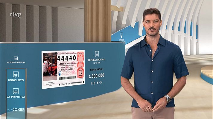 Loterías - Sorteo de la Lotería Nacional del 05/06/2021