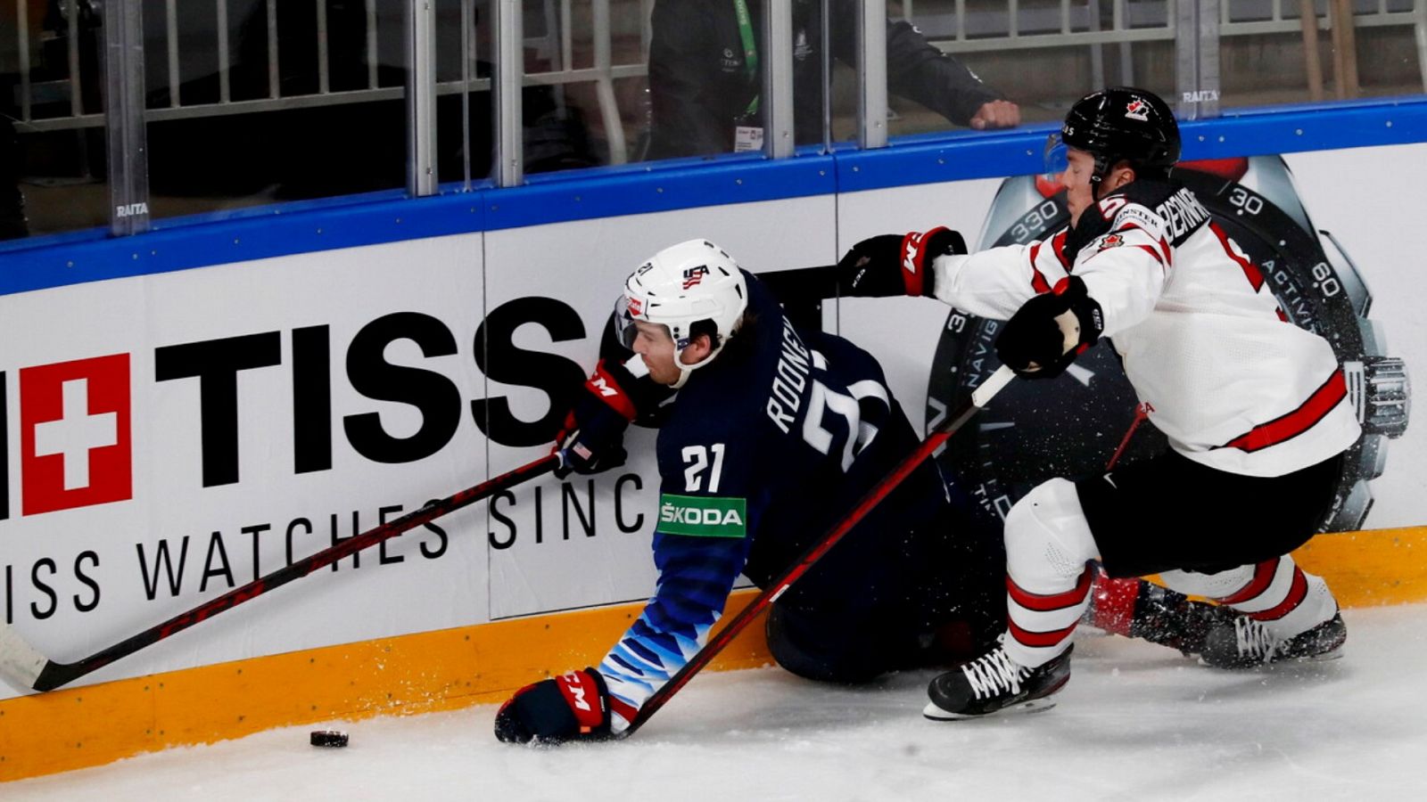 Hockey sobre hielo - Campeonato del mundo masculino. 1ª Semifinal: Estados Unidos - Canadá