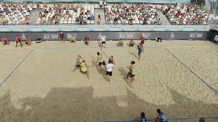 Balonmano - Balonmano playa - Copa de Europa de clubes 1/4 Final: Zagreb- Barbate