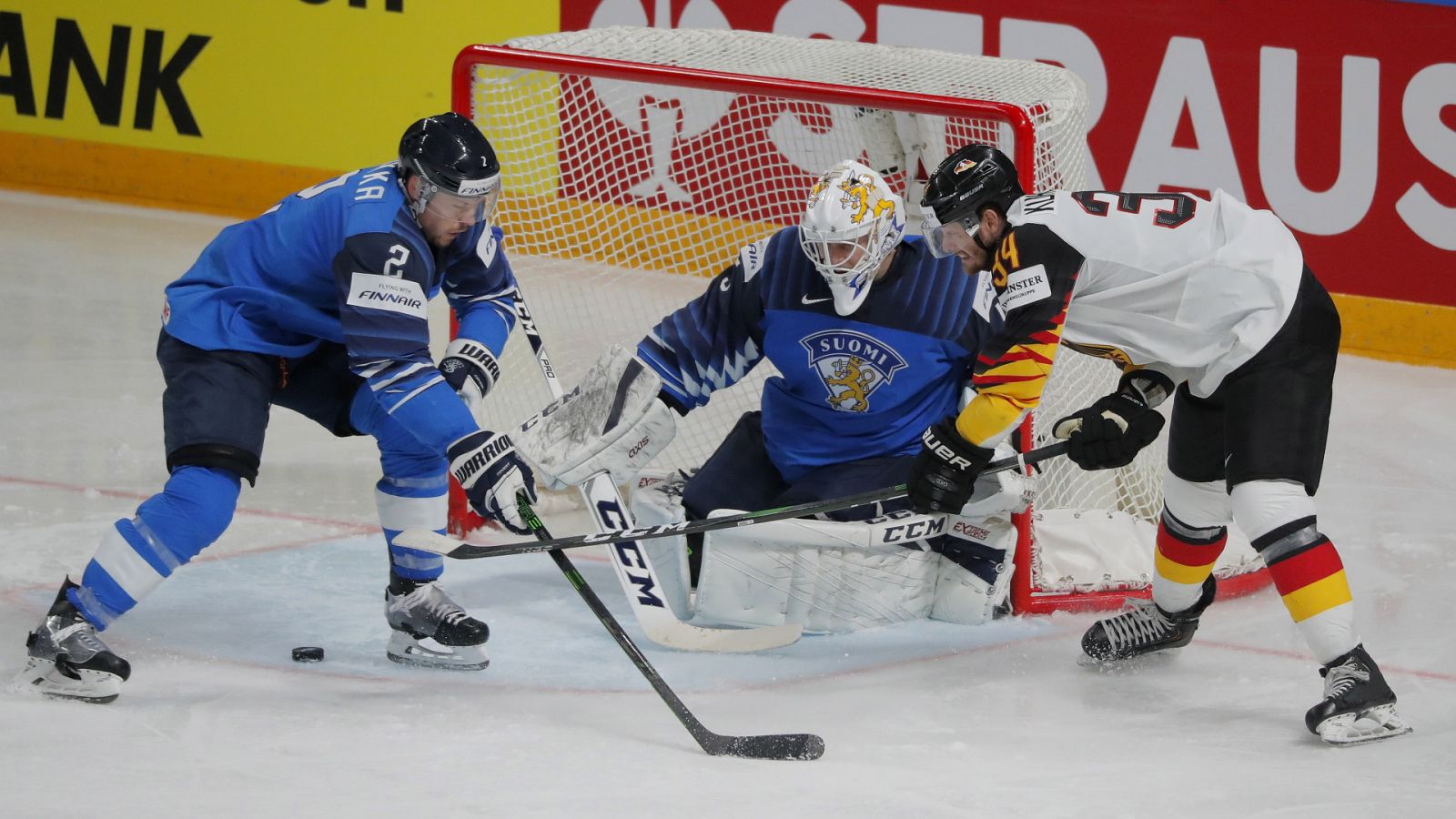 Hockey sobre hielo - Campeonato del mundo masculino. 2ª Semifinal: Finlandia - Alemania