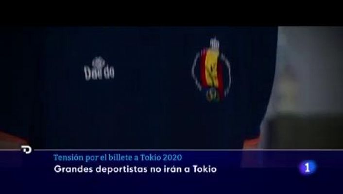 Telediario 1 - Tensión por el billete olímpico en algunas federaciones: grandes deportistas no irán a Tokio