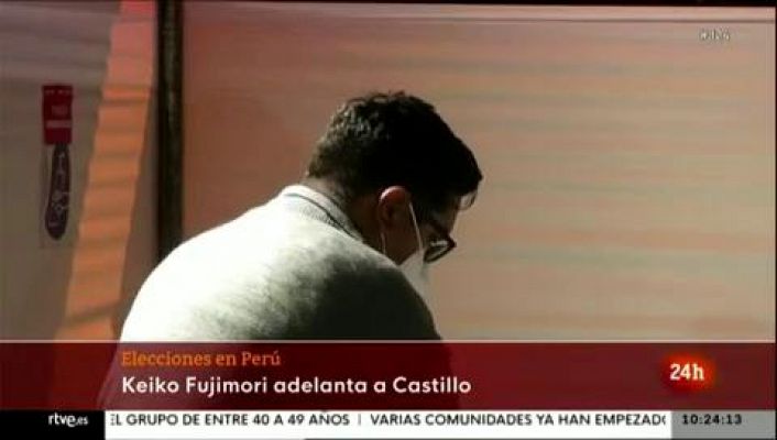 Fujimori encabeza el recuento en Perú