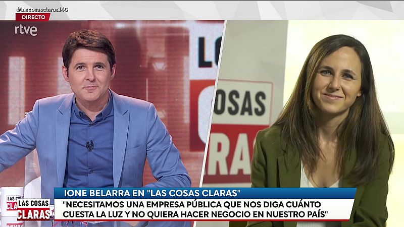 Ione Belarra valora la carta de Junqueras: "Nos pone en el camino de una soluci�n dialogada a la cuesti�n catalana"