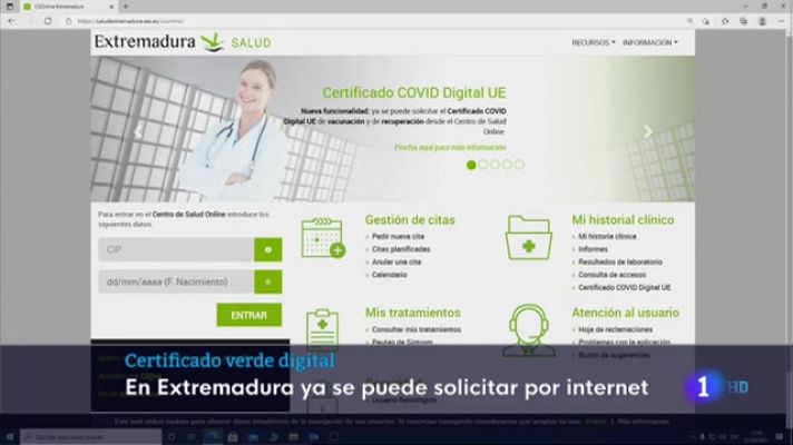 Noticias de Extremadura - Los extremeños ya pueden solicitar el pasaporte covid europeo