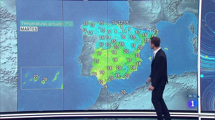 El tiempo - Temperaturas al alza en la mayor parte del país