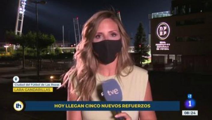 Telediario 1 - Brais Méndez, Rodrigo Moreno, Fornals, Soler y Albiol, convocados para entrenar con la selección