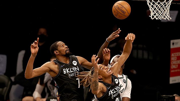 Telediario 1 - Exhibiciones encestadoras de Nets y Suns que dominan a Bucks y Nuggets