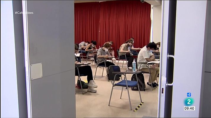 Cafè d'idees - 40.000 estudiants comencen la selectivitat