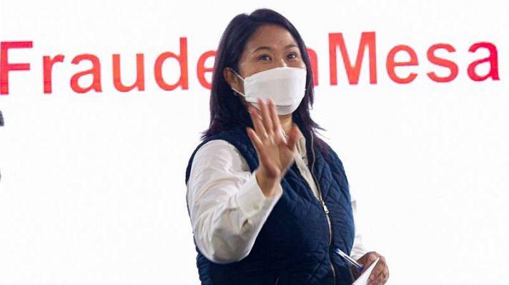 Informativo 24h - Keiko Fujimori denuncia "indicios de fraude" en la segunda vuelta de las presidenciales de Perú