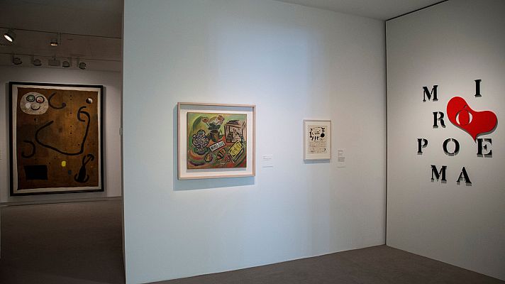 Telediario 1 - Una nueva exposición para conocer la faceta de Joan Miró como poeta