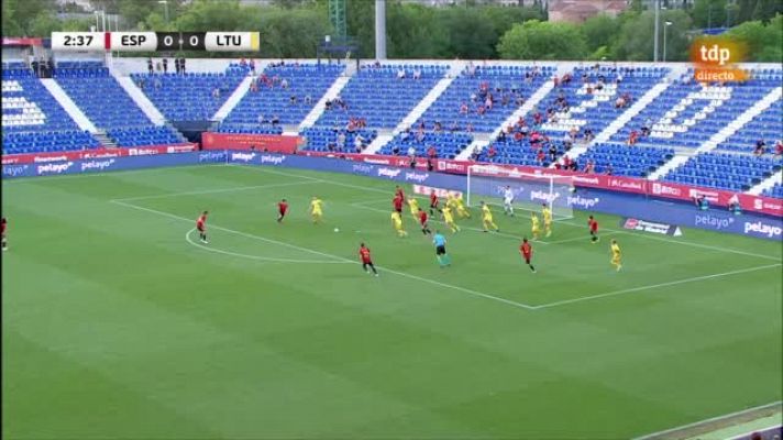 Resumen y goles del amistoso España 4-0 Lituania