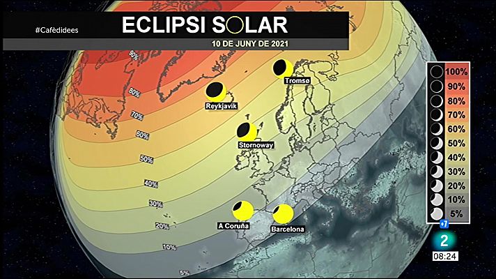 Eclipsi de sol aquest dijous 10 de juny 