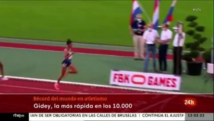 Letsenbet Gidey bate el récord mundial en 10.000 metros