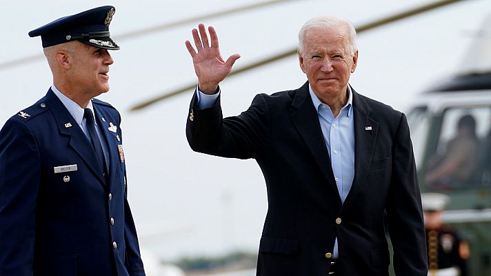 Biden viaja a Londres para iniciar su primera gira internacional