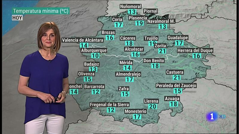 El tiempo en Extremadura - 09/06/2021