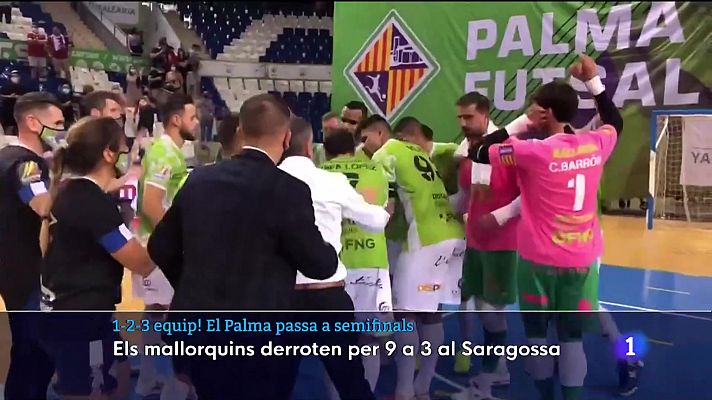 El Palma Futsal goleja al Saragossa i es classifica per a les semifinals